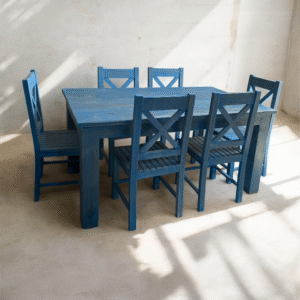 Blue Dining Table